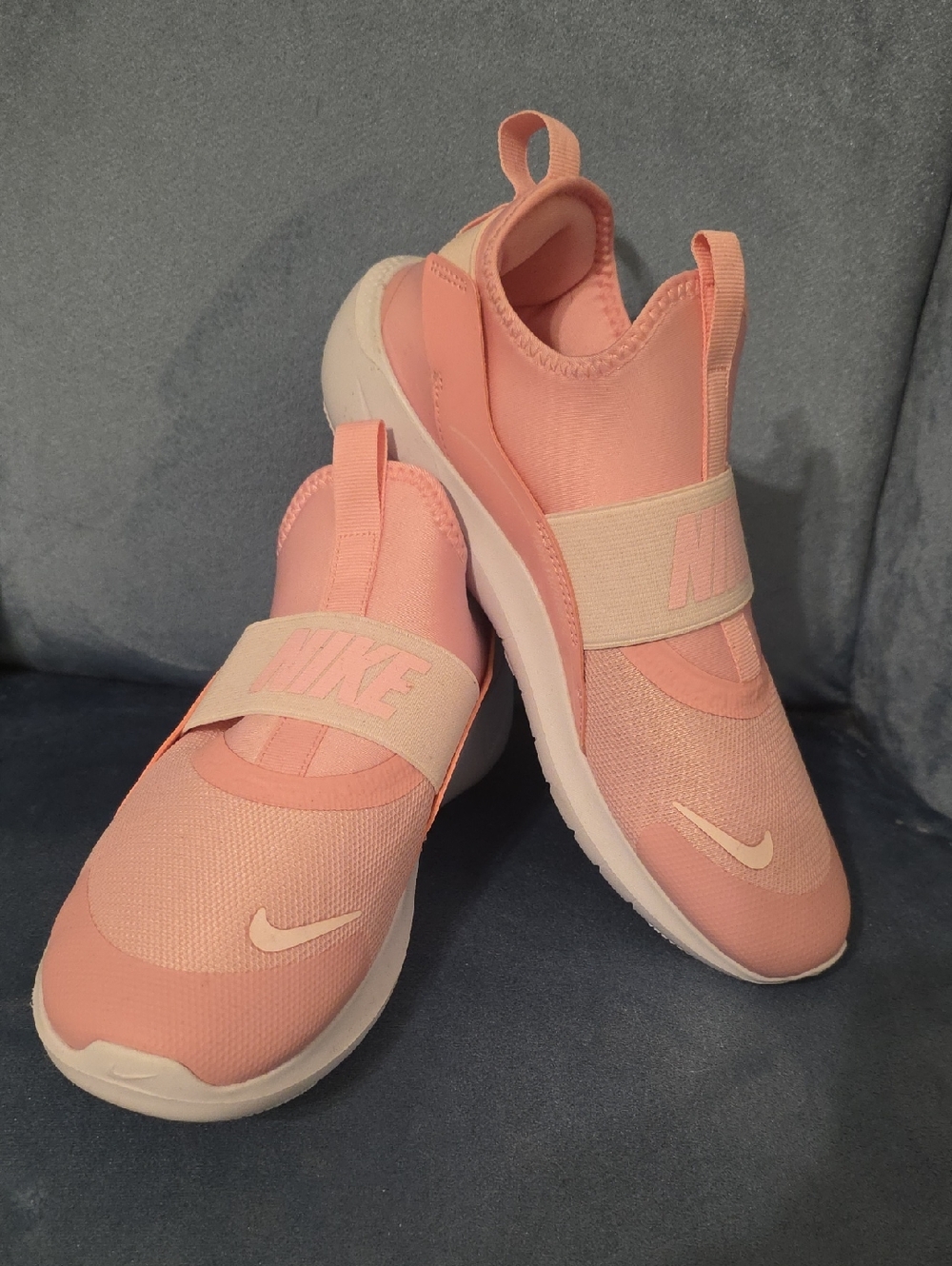 Nike Slip-On Sneakers in Light Pink and White